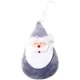 thumbnail image 1 of Paquete de 2 adornos para árbol de Navidad, decoraciones colgantes de Navidad, lindo muñeco de nieve de Papá Noel, colgante para árbol de Navidad, suministros de decoración para fiestasGris Papá Noel, 1 of 5
