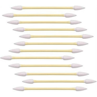 1200pcs Precision Tip Cotton Swabs for Makeup, Bamboo Sticks and Double Pointed