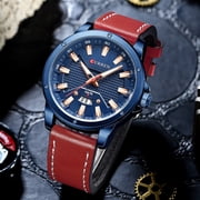 Watches Curren For Men Luxury Brand Fashion Quartz Wristwatch With Leather Strap Casual Business Clock Male - Quartz Wristwatches