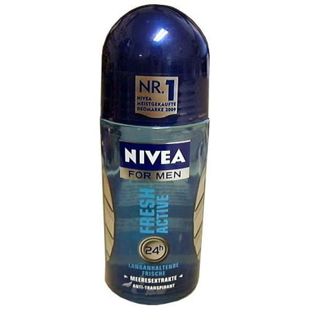 Nivea FRESH Active For Men Roll-On Deodorant,