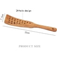 thumbnail image 4 of Wooden Spatula For Cooking, Wooden spatula 13” Long Handle Versatile Utensils, Anti Scratch Non Stick Cookware, Eco Friendly, 4 of 8