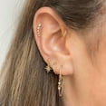 thumbnail image 2 of Top-kevin Stud Hoop Earrings Set for Women, 4pcs Hoop Huggie Earrings Stacks, Cute Earrings Jewelry for Her/Women, 2 of 10