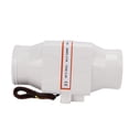 thumbnail image 4 of Soplador en línea de 3 pulgadas, 12V, 130CFM, soplador de aire de sentina marino eléctrico impermeable con ventilador de 4 aspas para barco marino, 4 of 8