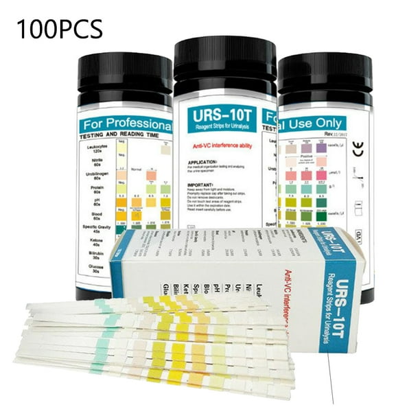 50/100 URS10T urine test strips 10 urine parameter test strips WBC