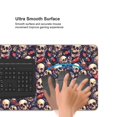 thumbnail image 5 of Hirioo Skull record rock for Mouse Pad ,Anti-Slip Base, Durable Stitched Edges, Perfect for Gaming, Office, and Home Use,16x35.5in, 5 of 9