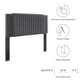 thumbnail image 6 of Modway Felicity Channel Tufted Performance Velvet Full/Queen Headboard in Charcoal, 6 of 9