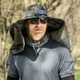 thumbnail image 2 of ZheElen Solar Fan Hat For Hiking And Fishing Adventures Sun Protection Solar Power Fan Light grey, 2 of 6
