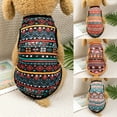 Cat Summer Vest Round Neck Ethnic Style Printing Comfortable Breathable