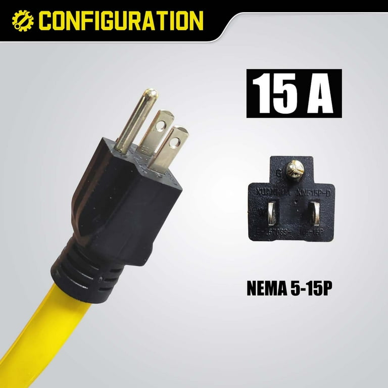 NEMA 5-15P To L14-30 Powe Adapte Cod, 3 Pong To 4 Pong