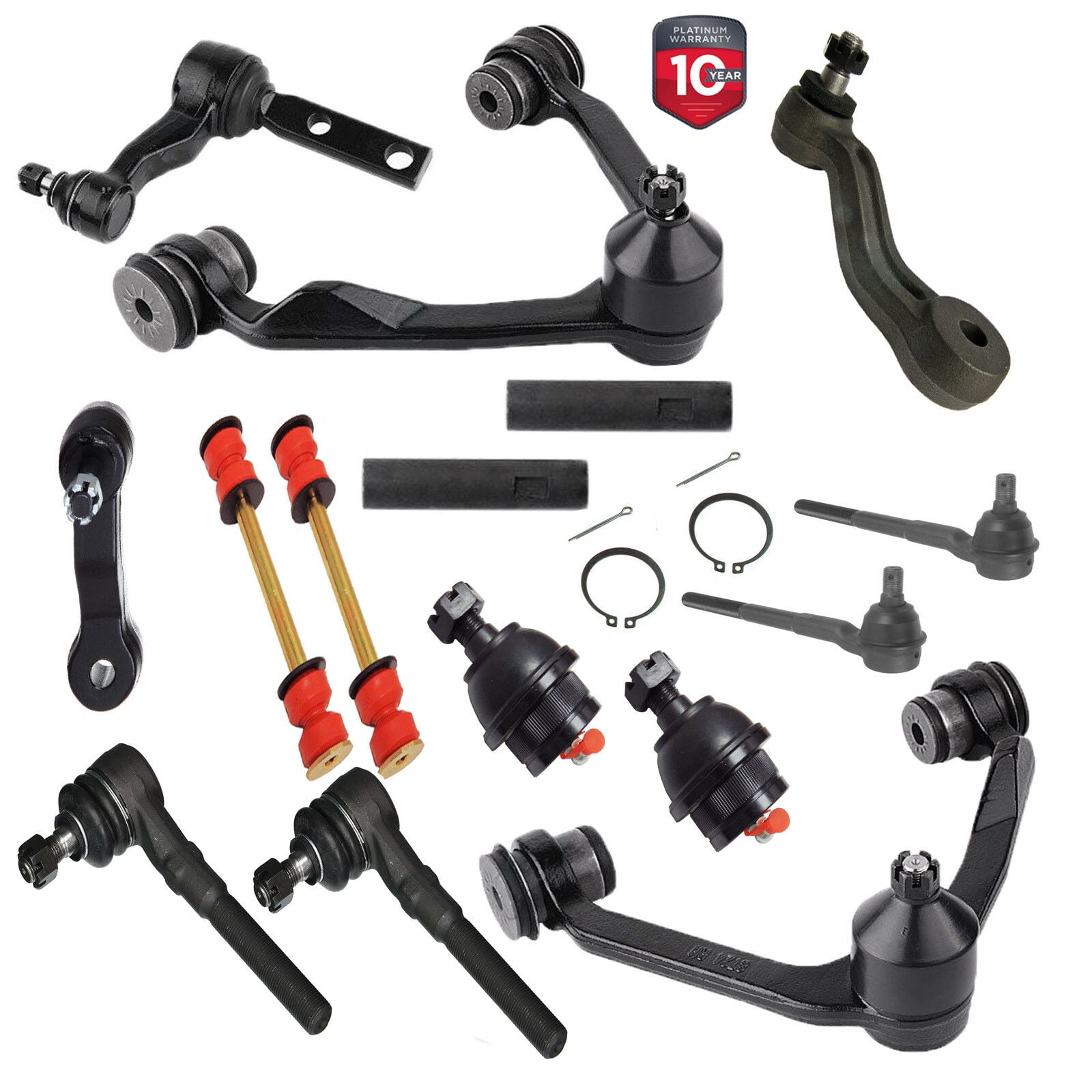 Ball Joint Control Arm Tie Rod End Pitman Idler 3.5 Kit Ford F150 2wd