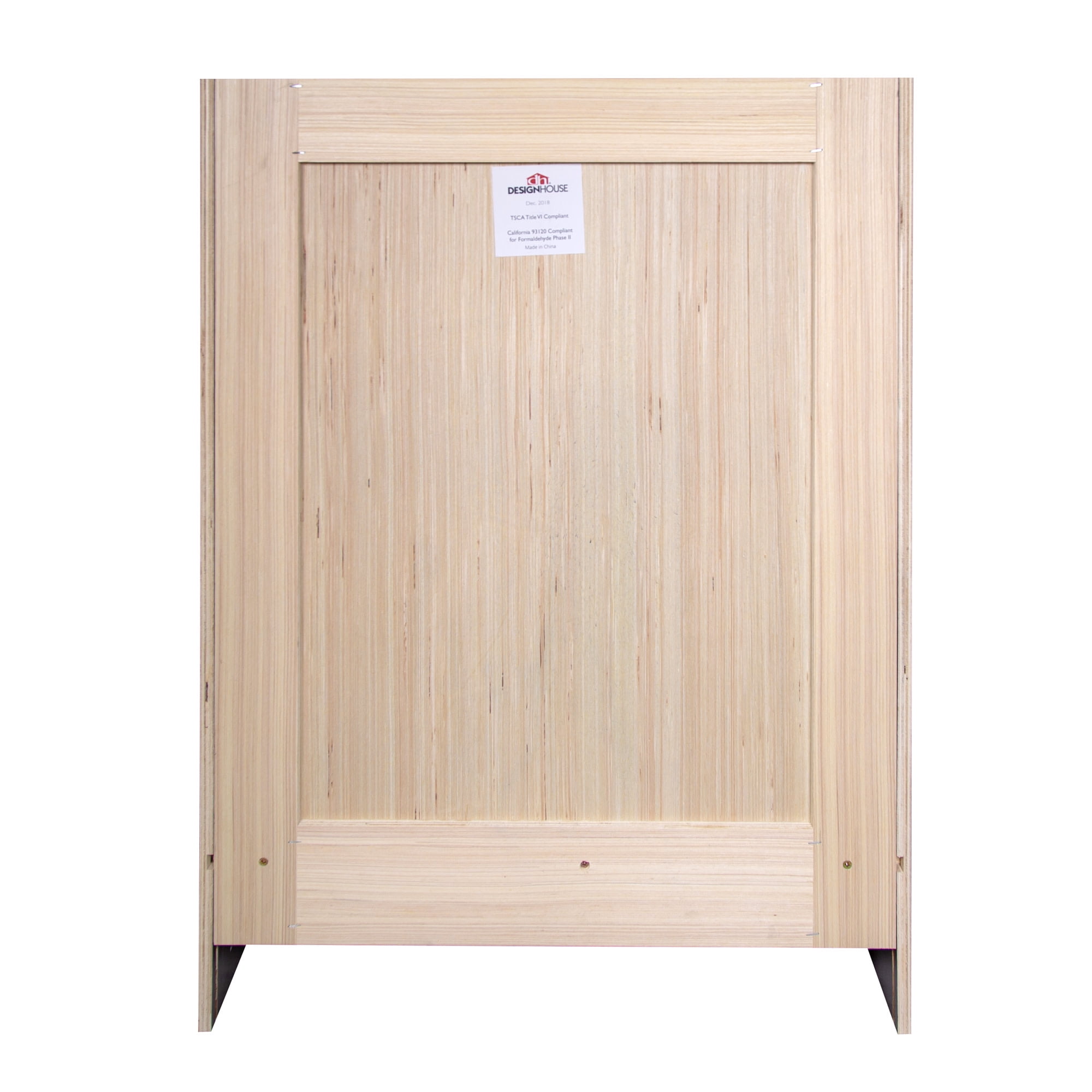 Design House Brookings 25" x 22" Ready to Assemble Shaker 2-Door Bath Vanity with Cultured Marble 4" Centerset Top, Espresso/Ivory Swirl