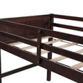 thumbnail image 5 of Twin Size Loft Bed, Wood Low Bed with Ladder, No Box Spring Needed, 3 Colors Available, 5 of 8