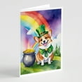 thumbnail image 2 of Dachshund St Patrick's Day Greeting Cards Pack of 8 7 in x 5 in, 2 of 24