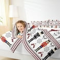 thumbnail image 4 of Castle Fairy Animal Deer 3-Piece Full Size Comforter Sets for Teens,Christmas Nutcracker Bedding Comforter Set,Winter Snowflake Lightweight Bedding Sets,Lightweight Room Decor, 4 of 8