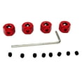 thumbnail image 4 of Adaptador de buje hexagonal de coche RC perfecl 4 piezas de aleación de aluminio 5 mm a 12 mm rojo, 4 of 7