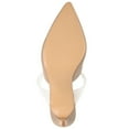 thumbnail image 6 of Journee Womens Ollie Mules Low Stiletto Pointed Toe Pumps, 6 of 10