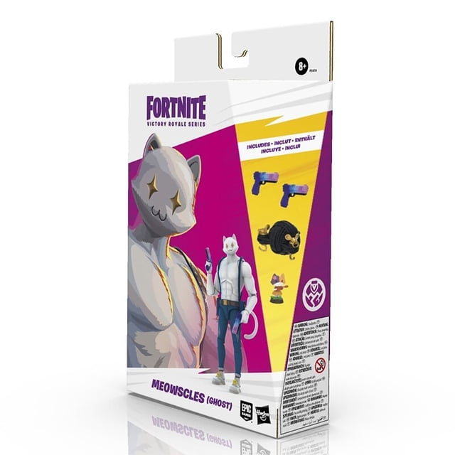 Hasbro Fortnite Ghost Action Figure, Victory Royale Series, Meowscles, 6 pulgadas, modelo coleccionable limitado, juguetes para niños, regalo, nuevo zhangmengya LED