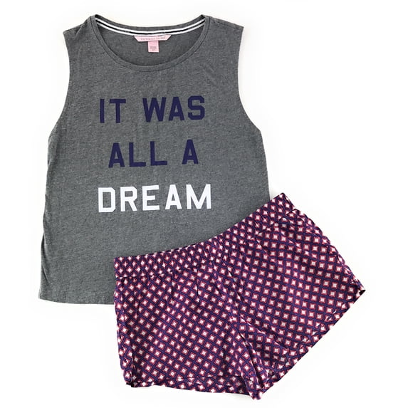 Victoria's Secret Mayfair Graphic Tank and Shorts Pajama Set