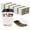 White, variant on Aspire 100 Pcs Coffee Cup Sleeves White Cardboard, Fit 10-24oz Cups For Hot and Cold Drinks Corrugated Insulators