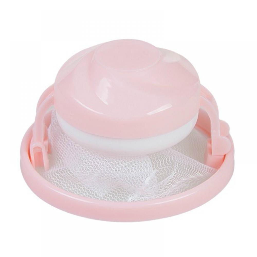 Reusable Washing Machine Floating Lint Mesh Bag Portable Washer Lint