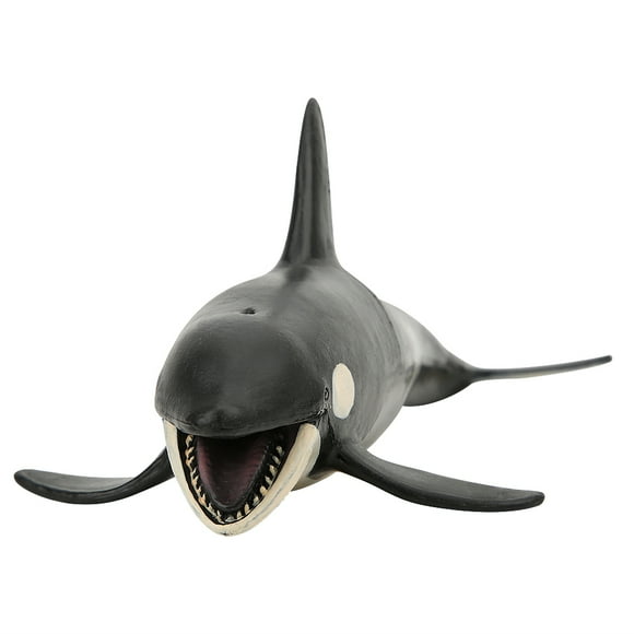 Juguete educativo, modelo de animal de juguete de simulación con forma de orca creado para profesionales