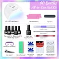 thumbnail image 3 of Kit básico de esmaltes de uñas en gel JODSONE con luz UV, 60 colores, 3 of 8