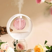 Humidifiers for Bedroom,60Ml Colorful Household Silent Desktop Humidifier, Aromatherapy Machine,Auto Shut-off and BPA-Free for Safety