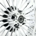 thumbnail image 5 of Chrome 21X2.15 16X3.5 Fat Spoke Wheels Rims Set for Harley Softail Heritage Springer Deuce FXST, 5 of 5