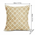 thumbnail image 2 of Floral Throw Pillow Covers 18 X 18 Inch, Spring Plant Print Linen Cushion Case for Living Room Sofa Couch, Easter Decoration Flower Pillow Sham for Home Decor Home Bedroom Easter Decorations 1pcs J, 2 of 6