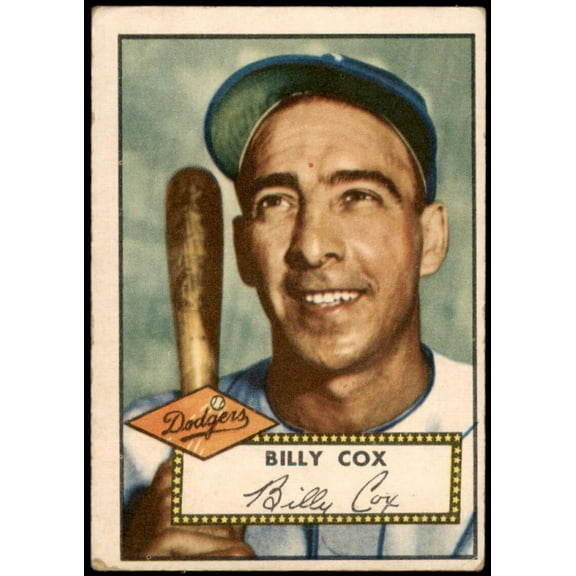 Billy Cox Card 1952 Topps #232