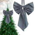 thumbnail image 2 of WMGHA Christmas Wreath Bow Front Door Hanger Cute Plaid Bow Wreath Accessories for Xmas Holiday Yard Garden Indoor Outdoor Front Door Wall Window Decoration(Plaid,14"), 2 of 8