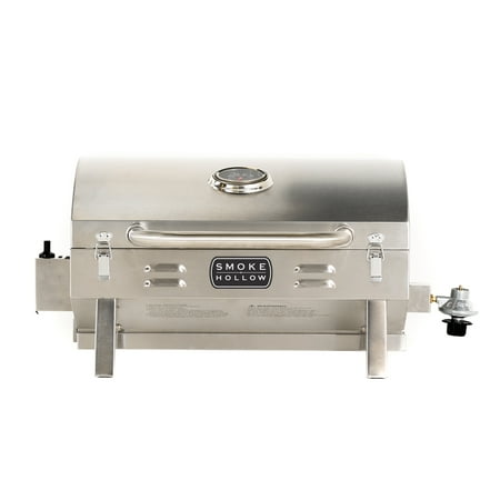 Smoke Hollow Propane Tabletop Grill, Stainless (Best Deals On Gas Grills)