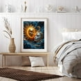 thumbnail image 6 of Diamond Art Kit for Adults, Sun Moon Faces Artistry Fantasy Diamond Painting for Adults Beginners, DIY Diamond Art Painting Kits, 5D Diamond Painting Crafts for Home Decor 12x16 Frameless, 6 of 7