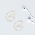 thumbnail image 3 of 1 par de tapones para los oídos de silicona compatibles con Bluetooth, gancho protector antipérdida (blanco), 3 of 7