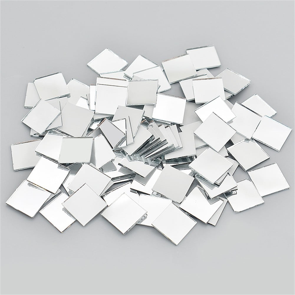 Better Crafts Silver Coated Square 3 Mirror Tiles - Can Be Used in Many  Craft Projects, Decorations & Mosaics. (5)