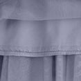 thumbnail image 5 of Ahabrexf High Waisted Pleated Skirt for Women A-Line Mid-Length Mesh Lace Patchwork Design, 5 of 6