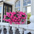 thumbnail image 2 of Bougainvillea - Flores artificiales para decoración al aire, 2 piezas de vid de seda sintética, guirnalda colgante de buganvillas para porche, 2 of 4
