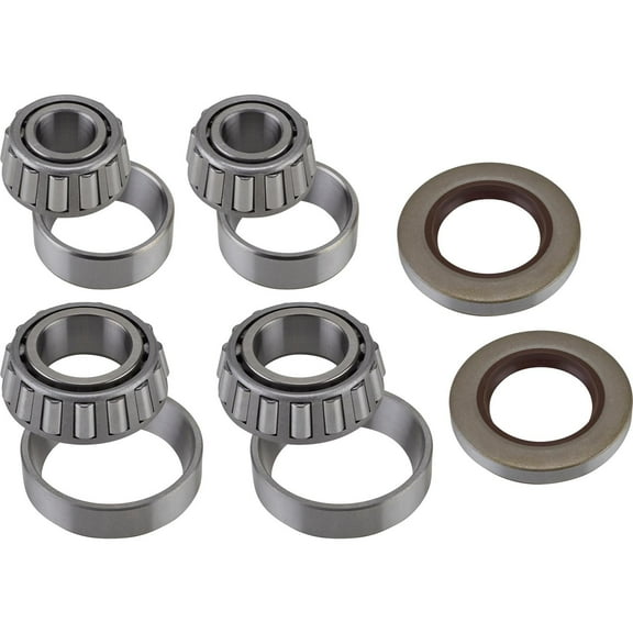 Speedway Motors Wheel Bearing Kit, Fits 1932-48 Ford Front Hubs, Includes 2 Outer Bearing Cones, 2 Inner Bearing Cones, and 2 Wheel Seals, 2 Outer Races and 2 Inner Races