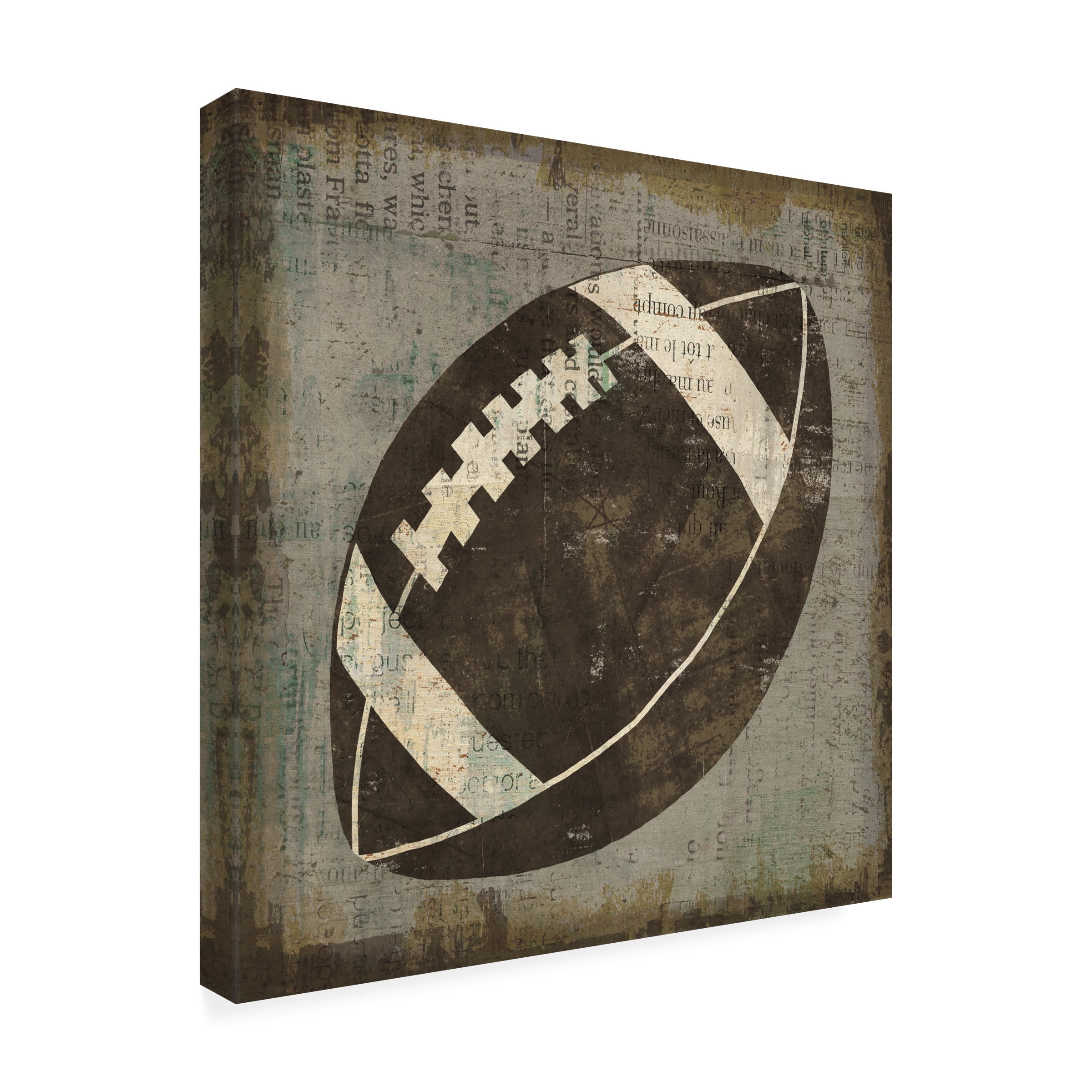 Michael Mullan 'Ball III on Gray' Canvas Art