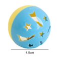 thumbnail image 6 of Yirtree 5PCS 1.77in Cat Toy Ball with Bell, Pet Toy Cat Bell Ball Cat Toy with Bell Cat Jingle Balls for Cats Kitten, Plastic Cat Toys Jingle Balls Pounce Chase Rattle Ball Toys Random Color, 6 of 8