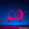 thumbnail image 2 of Glowneon Book Neon Sign, Book Led Sign, Book Open Neon Light, Reading Room Decor, Book Lover Gift, 2 of 4