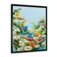 thumbnail image 2 of Designart 'Still Life Of Colorful Wildflowers With Leaves I' Traditional Framed Art Print, 2 of 4