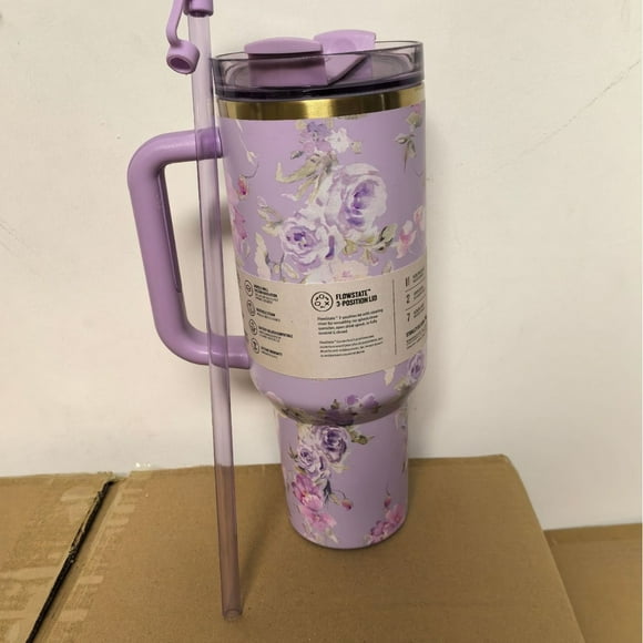 40oz Stanley Stainless Steel Car Cup With Handle Insulated Travel Mug
