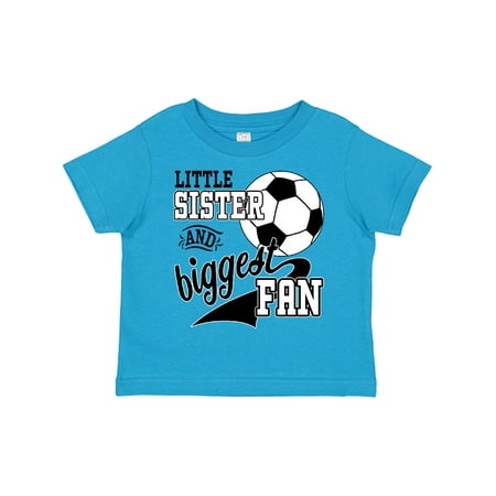 

Inktastic Little Sister and Biggest Fan- Soccer Player Girls Toddler T-Shirt