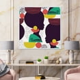 thumbnail image 2 of Designart 'Ethnic Geometric Silhouette of African American III' Modern Framed Canvas Wall Art Print, 2 of 5