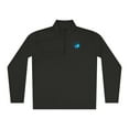 thumbnail image 2 of Yin-Yang - Blue - Unisex Quarter-Zip Pullover, 2 of 4
