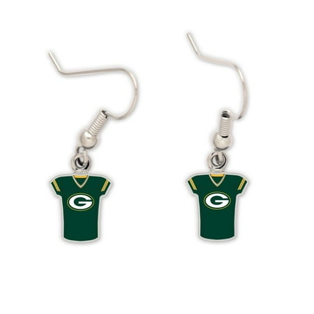 Green Bay Packers Jersey Earrings Green Bay Packers Jersey Earrings