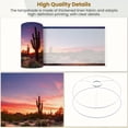 thumbnail image 4 of Linen Drum Lampshades Arizona desert landscape sunset 13"x13"x10" Light Shade for Table Lamps Floor Lamp Shades Lampshade Replacement Assembly Required, 4 of 8
