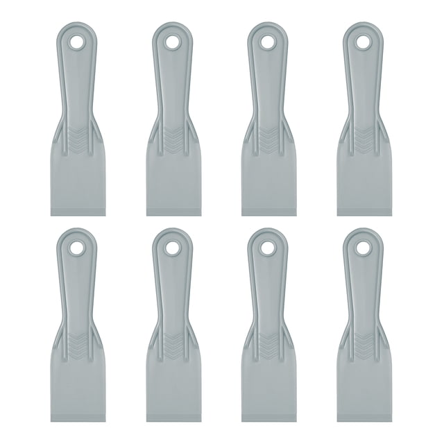 Uxcell 4pcs Putty Scraper 1.5" Plastic Flexible Tool for Pasting Plaster Repairing Walls