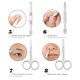 thumbnail image 4 of Juego de 23 piezas para cuidado de uñas y belleza, en acero inoxidable resistente y diseño ergonómico, ideal para uso profesional o en casa. Incluye estuche para fácil transporte y organización., 4 of 7